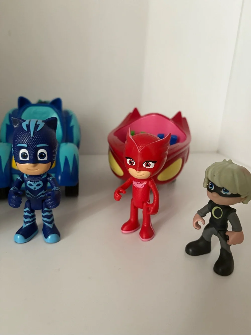 PJ Masks Vehicles & Figures Catboy Owlette Gekko Luna Girl Night Ninja 8 Pcs Set